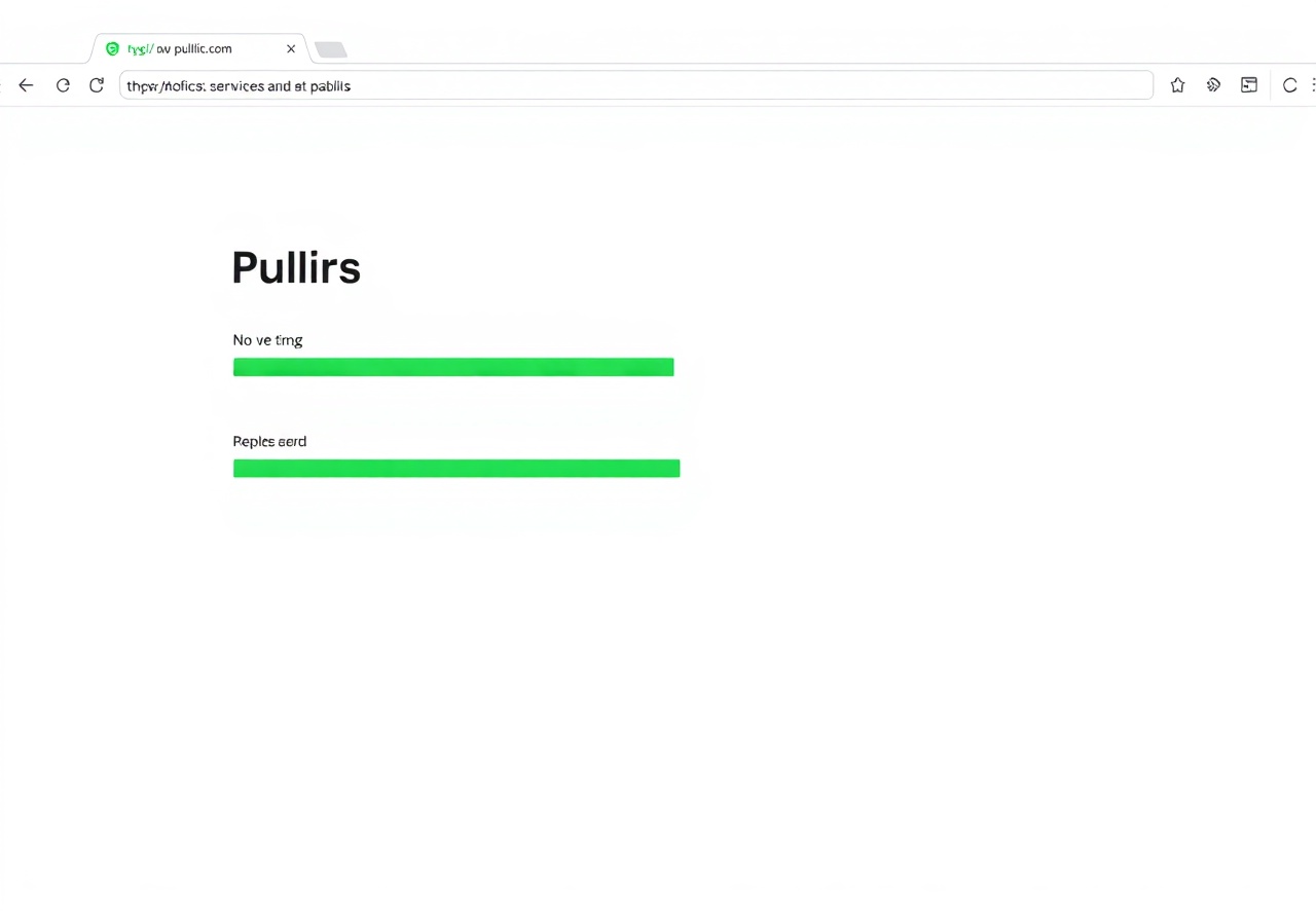 StatusPulse dashboard showing a custom branded public status page with real-time incident banners and uptime graphs
